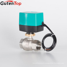 Gutentop 3 volts électrovanne de l&#39;eau 13 volts électrovanne de l&#39;eau 12v eau moteur électrique vanne à bille